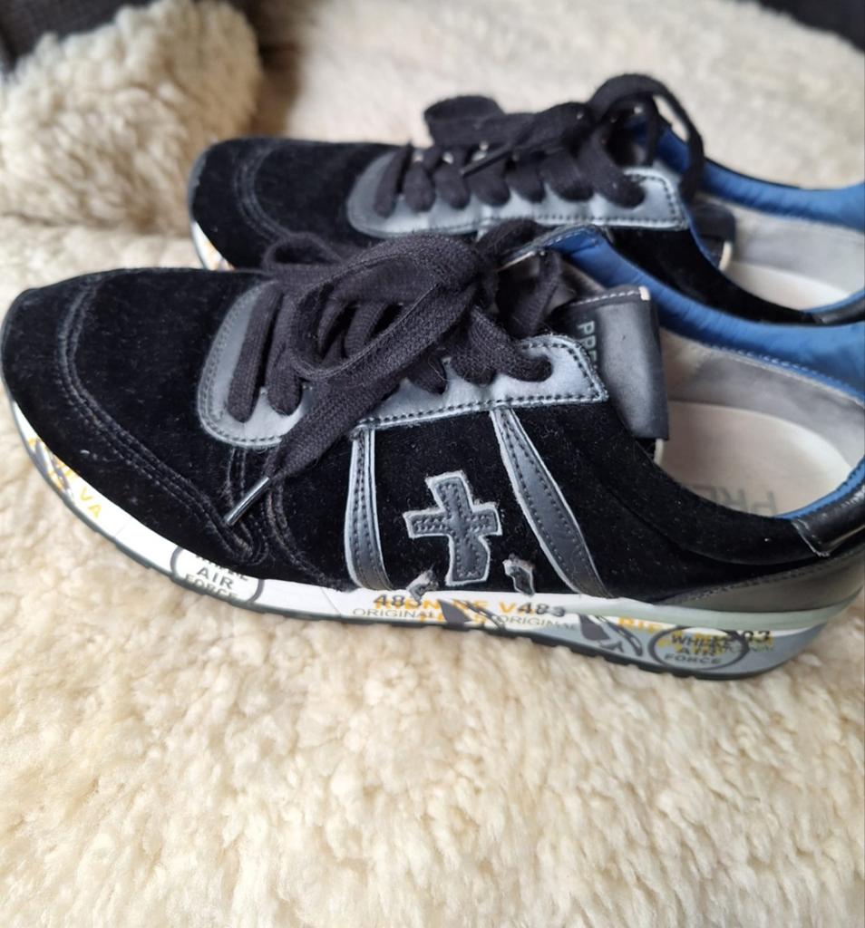 Premiata Conny sneakers maat 38, Zwart, Premiata, Ophalen of Verzenden, Sneakers of Gympen