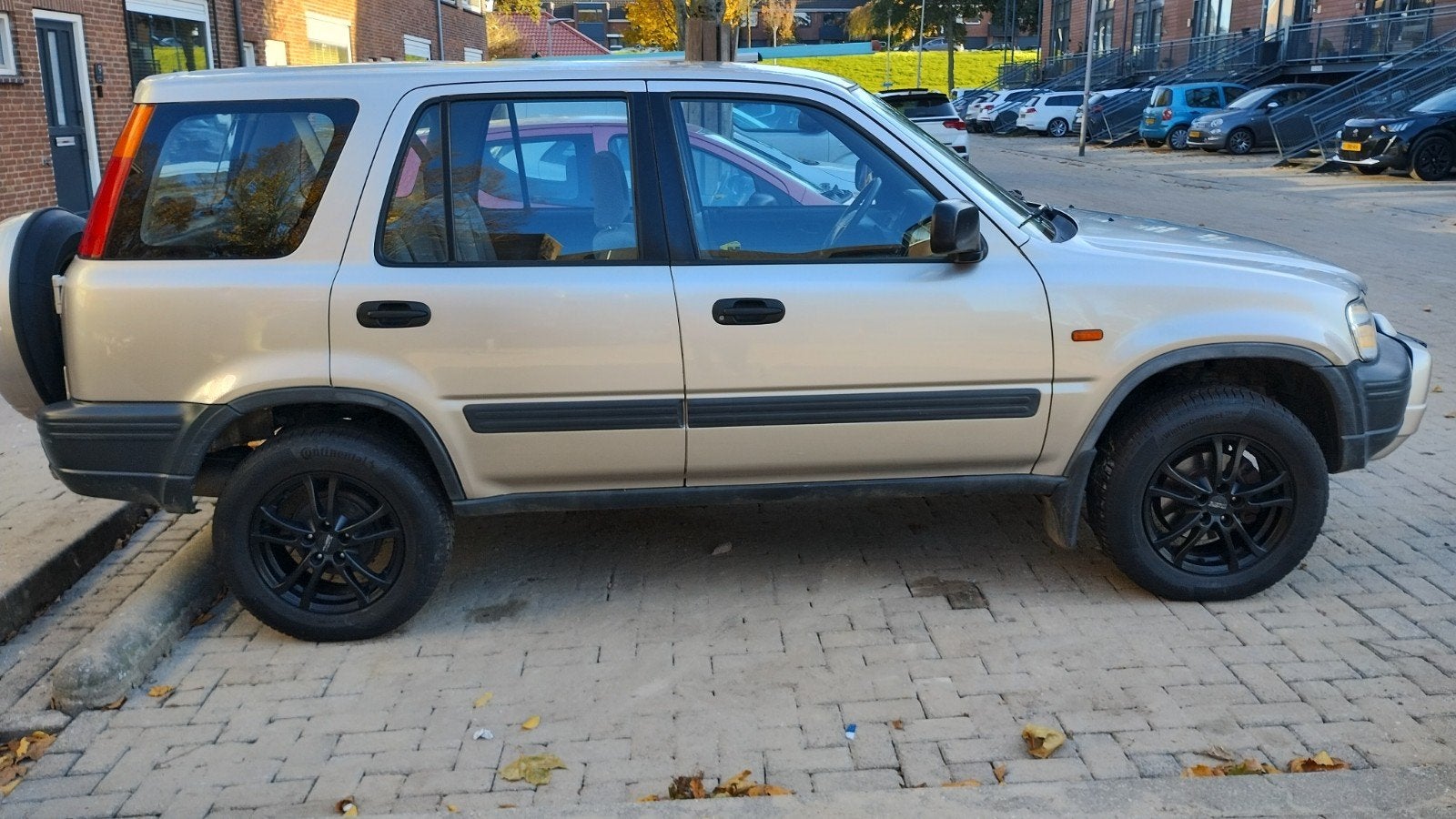 Honda CR-V 2.0 I  ABS 4WD 1998 Grijs, Auto's, Honda, Particulier, CR-V, Benzine, SUV of Terreinwagen, Handgeschakeld, Origineel Nederlands