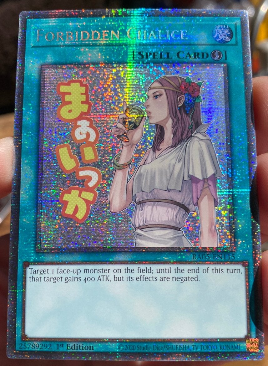 Yu-Gi-Oh! Forbidden Chalice RA05 1st Ed Starlight Rare Mint, Ophalen of Verzenden