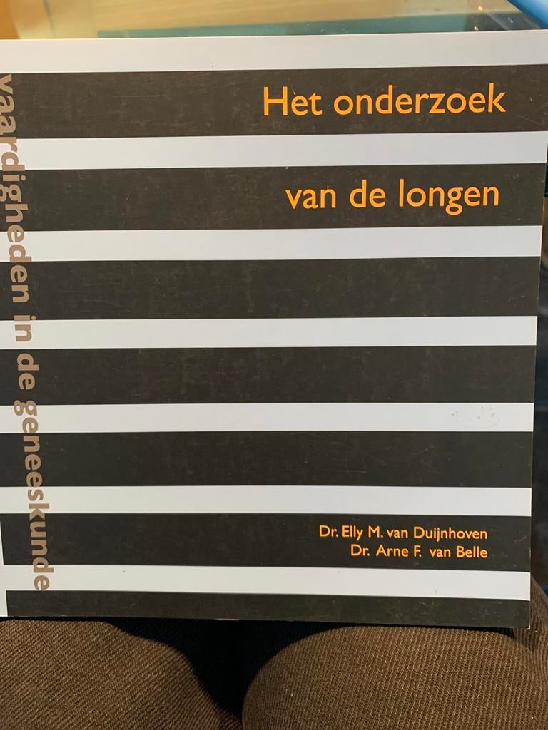 Het onderzoek van de longen - Vaardigheden Geneeskunde, Boeken, Studieboeken en Cursussen, Gelezen, HBO, Beta, Ophalen of Verzenden