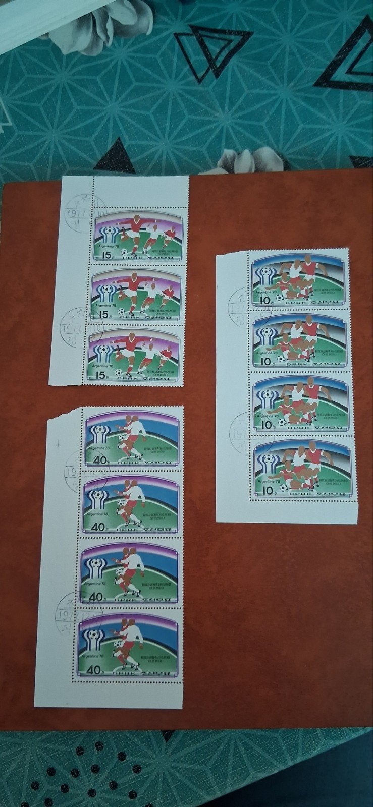 Postzegels Argentinië 78 WK Voetbal - Gestempeld, Postzegels en Munten, Ophalen of Verzenden