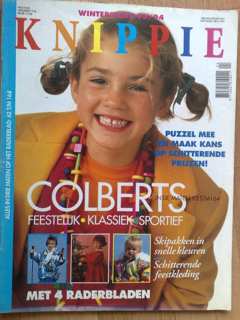 Knippie Kindermode winter 1993 / 1994 , maten 62 t/m 164, Verzenden, Zo goed als nieuw, Kind, Knippie