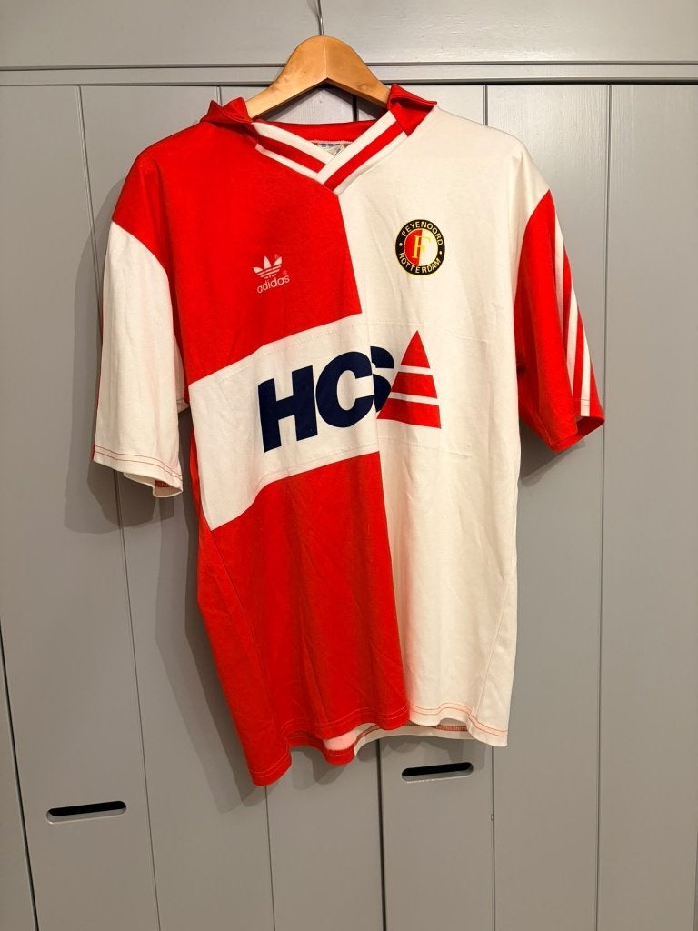 *Matchworn* Feyenoord HCS shirt Adidas Hummel, Maat XL, Ophalen of Verzenden, Zo goed als nieuw, Shirt