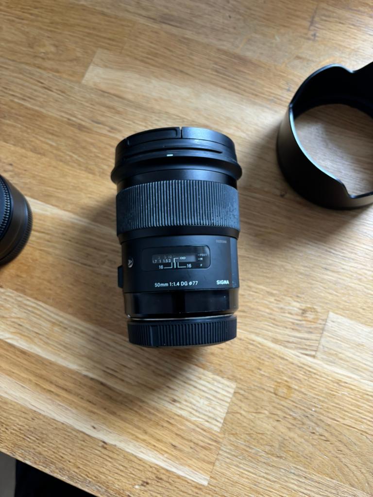 Sigma 50mm F1.4 ART Canon, Canon, Compact, Ophalen of Verzenden, Zo goed als nieuw