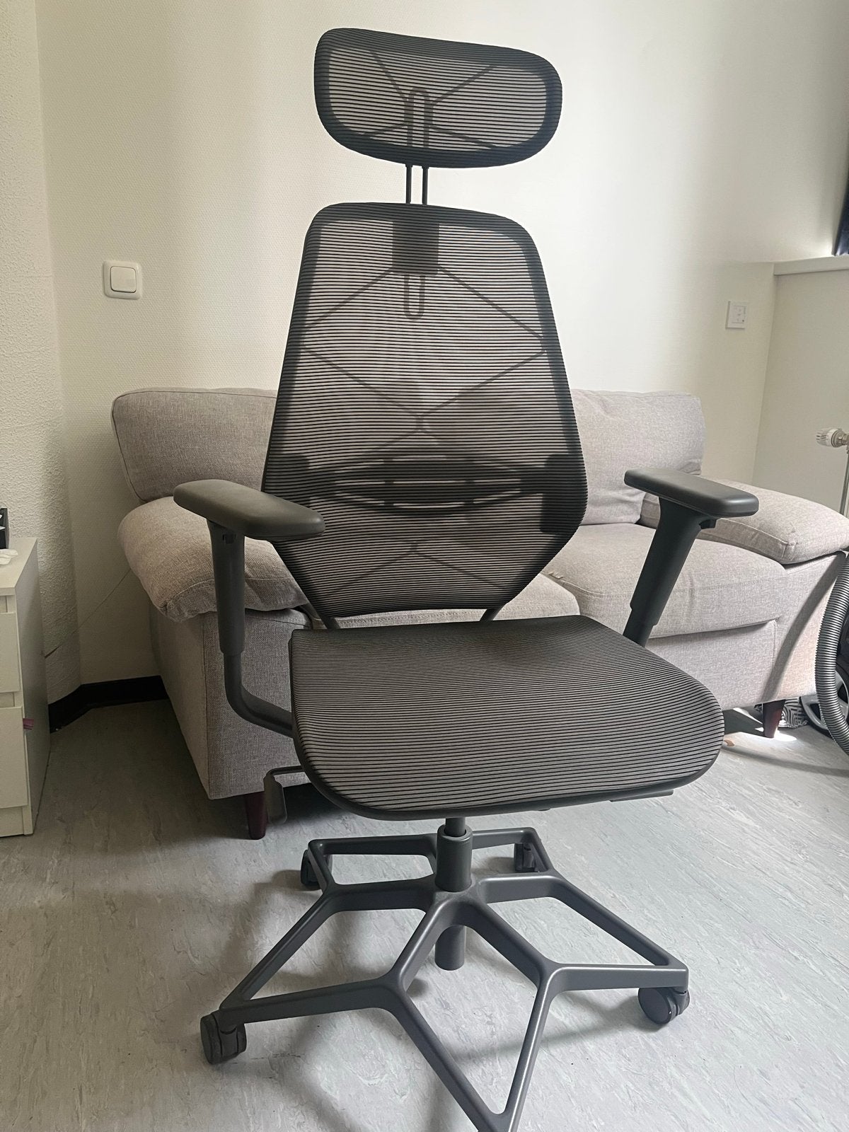 IKEA gaming chair (STYRSPEL), Huis en Inrichting, Bureaustoelen, Ophalen, Gebruikt, Grijs, Bureaustoel