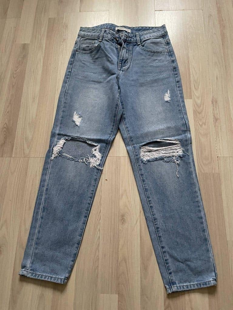 Hippe spijkerbroek, Blauw, Ophalen of Verzenden, Zo goed als nieuw, W28 - W29 (confectie 36)