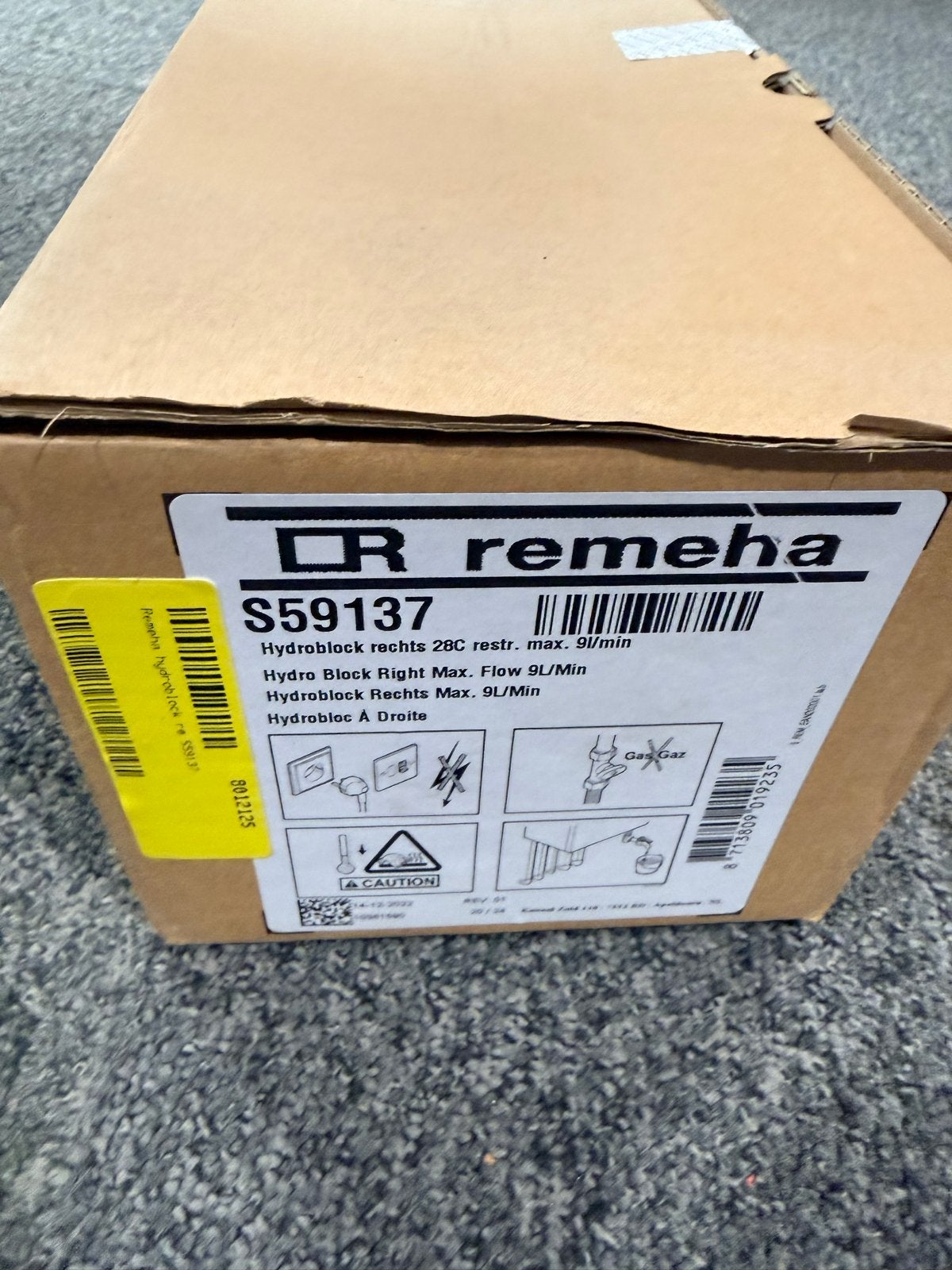Remeha Hydroblock Rechts S59137 - Nieuw in doos, Doe-het-zelf en Verbouw, Ophalen of Verzenden, Nieuw, Cv-ketel of Combi-ketel