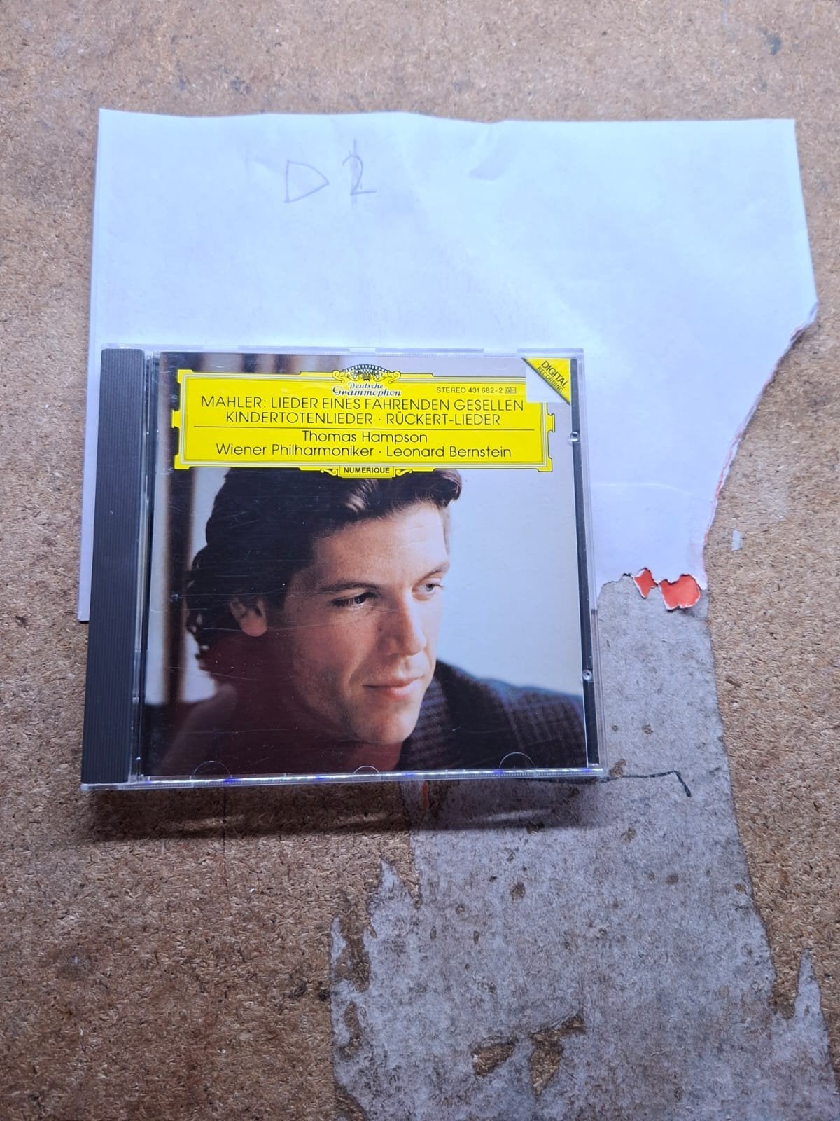 Mahler: Lieder eines fahrenden Gesellen - Thomas Hampson CD, Gebruikt, Mahler, Ophalen of Verzenden, Romantiek