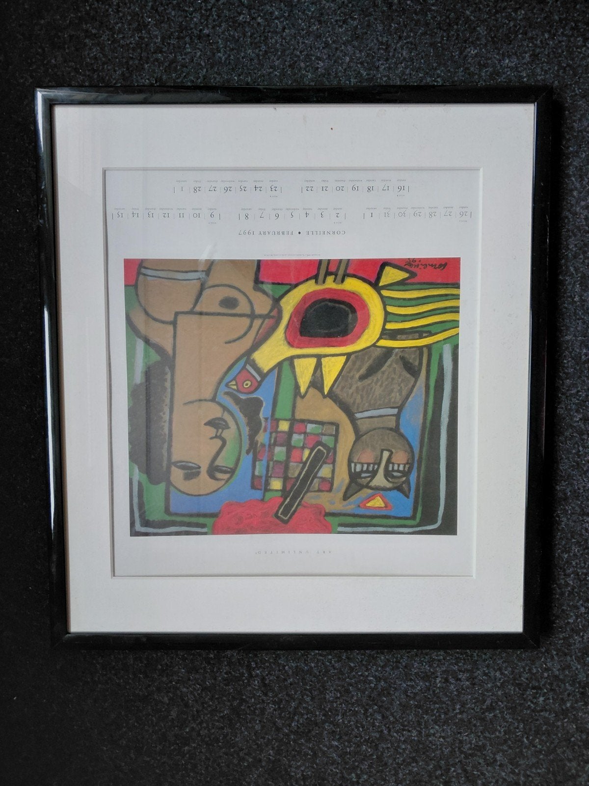 Kalender Corneille 1997, Antiek en Kunst, Kunst | Litho's en Zeefdrukken, Ophalen