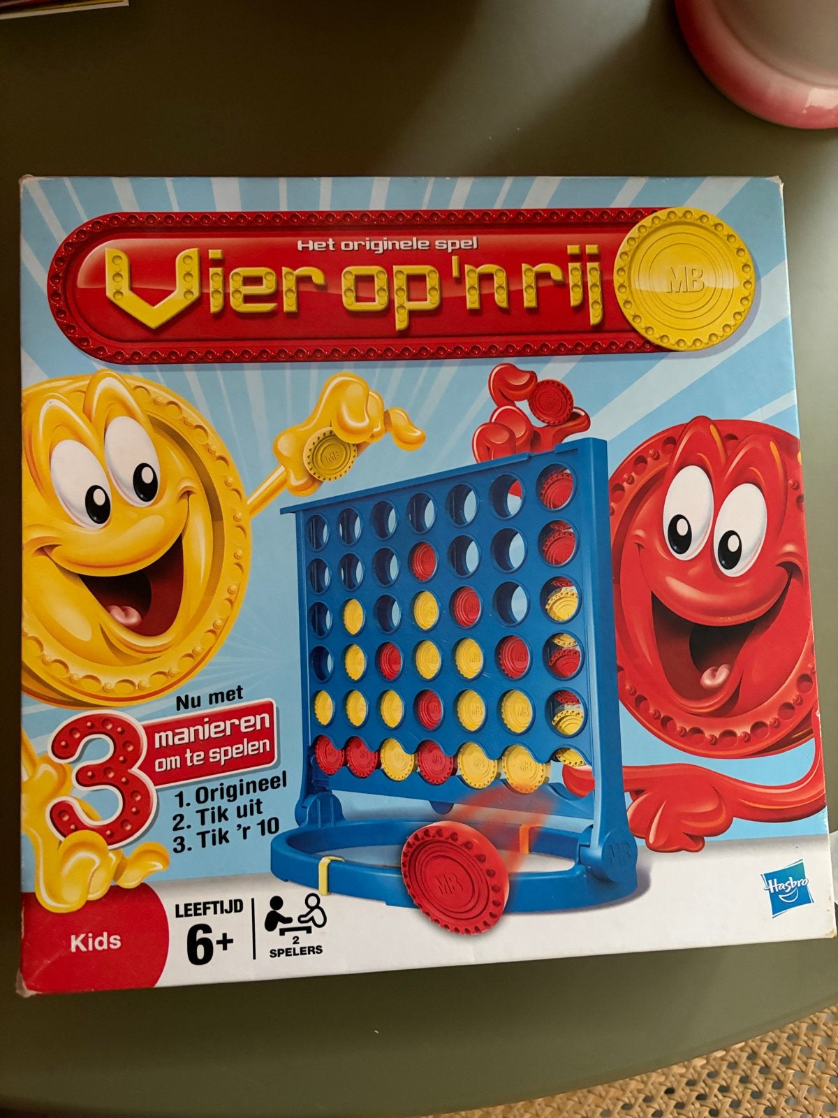 Vier op 'n Rij - Het originele spel, Een of twee spelers, Ophalen of Verzenden, Gebruikt