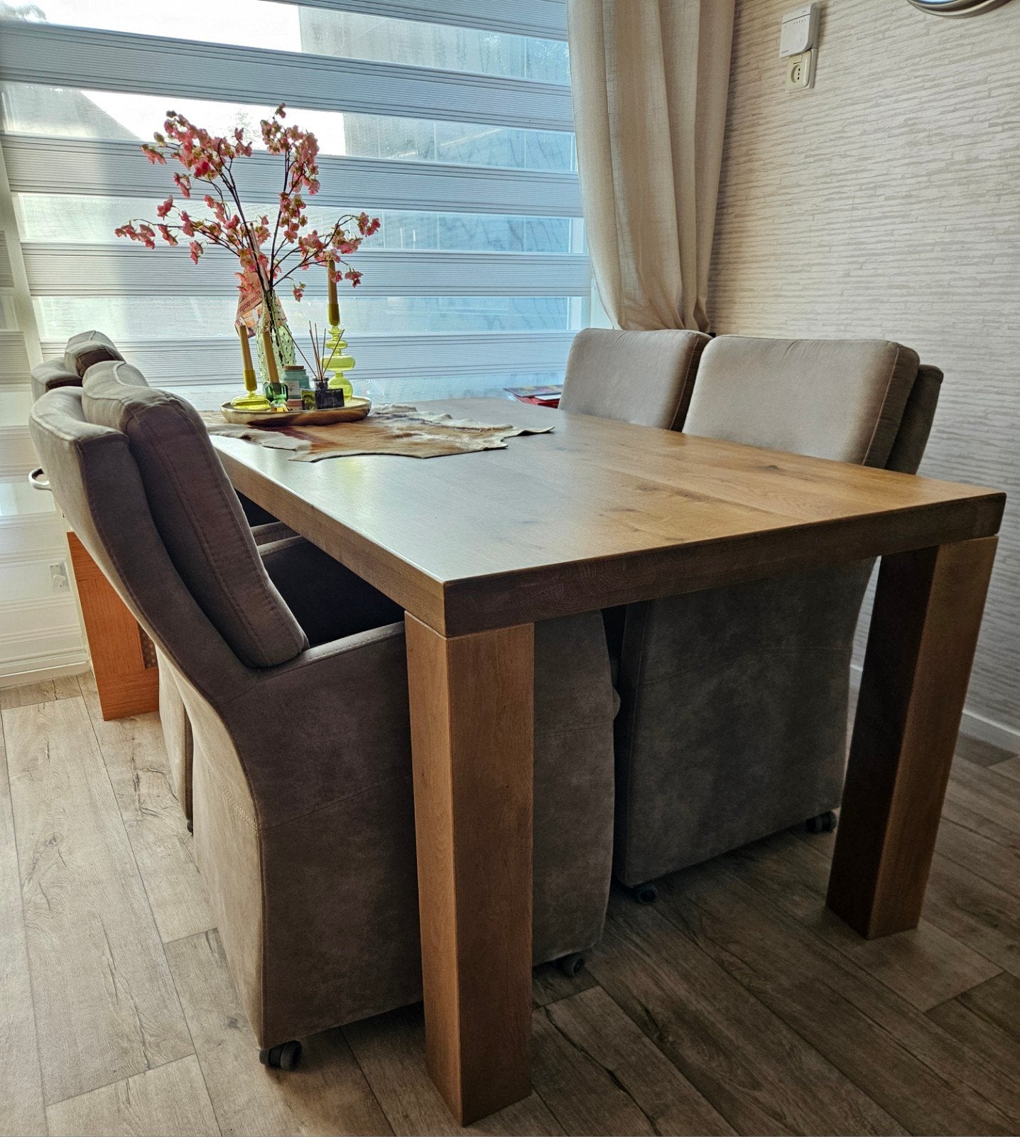 eethoek, Huis en Inrichting, Ophalen, Gebruikt, 4 tot 6 stoelen