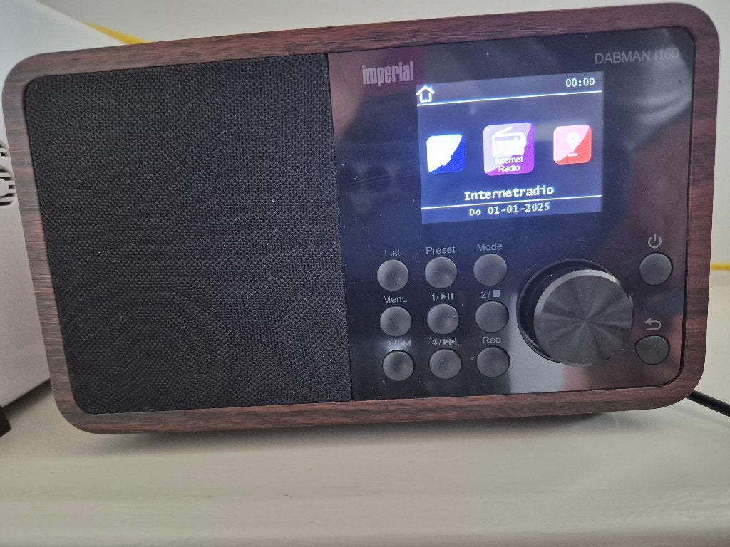 Imp. DABMAN i160 hybr. internetradio USB, Bluet., DAB+ FM, Ophalen of Verzenden, Zo goed als nieuw, Overige typen