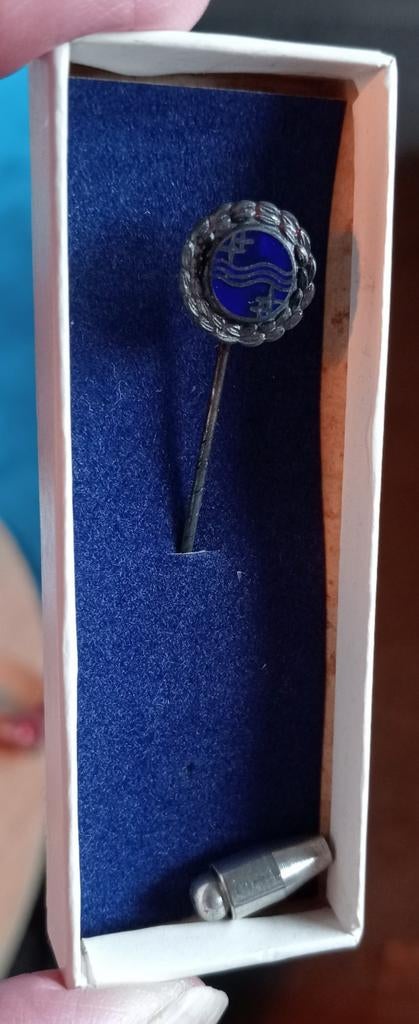 Philips dasspeld jubileum jaren 60, Ophalen of Verzenden, Gebruikt, Overige materialen