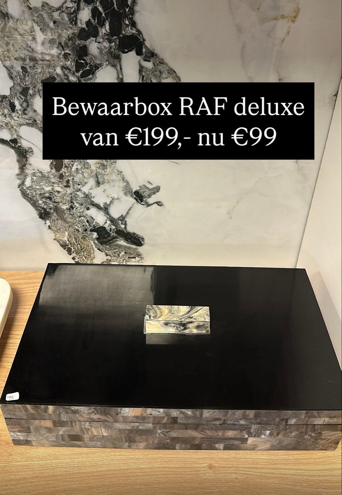 Bewaarbox RAF deluxe - Luxe opbergdoos, Overige materialen, 50 tot 100 cm, Nieuw, Ophalen of Verzenden