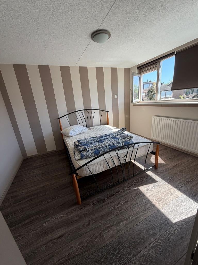 2 persoonsbed, Ophalen, Gebruikt, Zwart, Tweepersoons