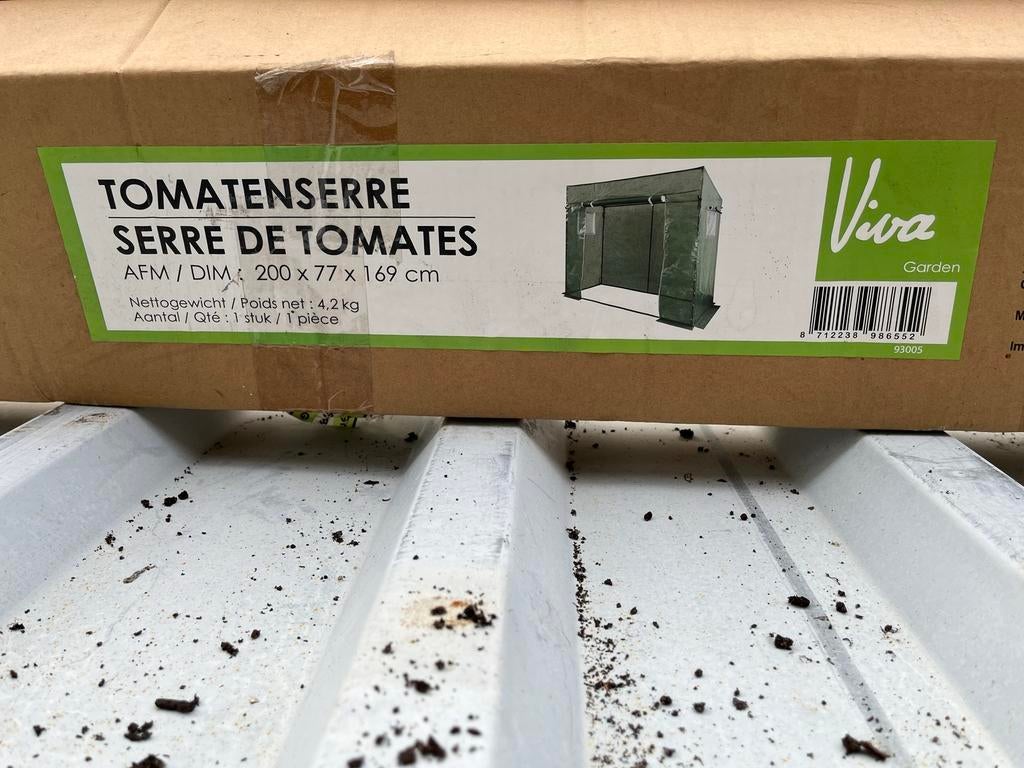 Door  ons nooit gebruikt 2  kassen, Tuin en Terras, Kweekspullen, Ophalen, Zo goed als nieuw, Kweektent