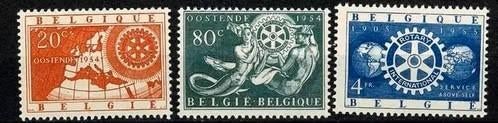 Belgie 1954 -OBP 952-954 - Rotary International, Verzenden, Frankeerzegel, Postfris, Postfris