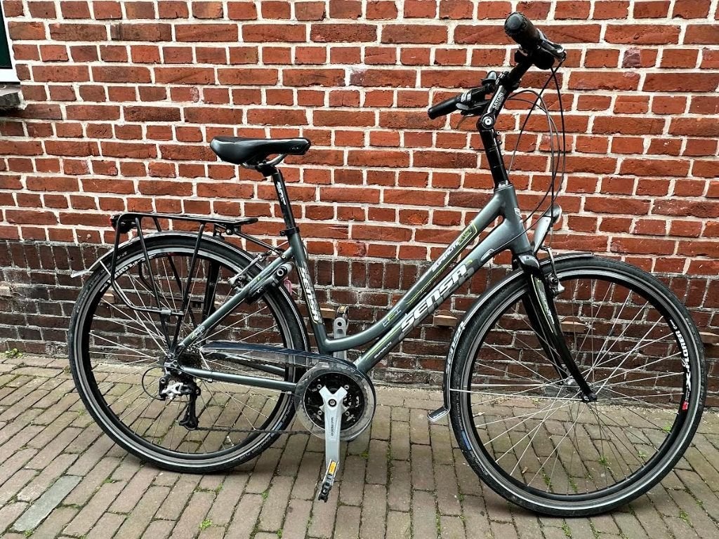 Sensa Superlight damesfiets, Fietsen en Brommers, Fietsen | Dames | Damesfietsen, Gebruikt, Velgrem, 47 tot 50 cm, Versnellingen