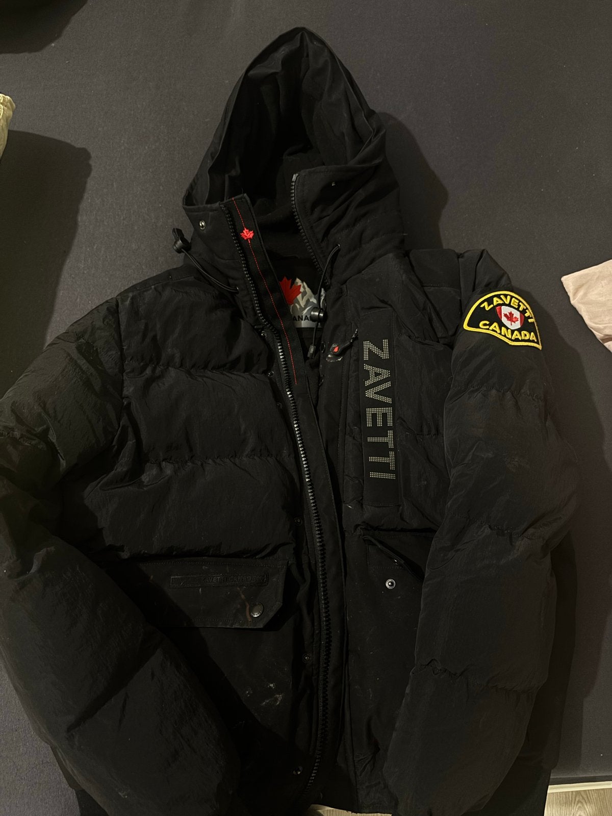 Zavetti Canada winterjas maat S, Ophalen of Verzenden, Zo goed als nieuw, Maat 46 (S) of kleiner, Zwart