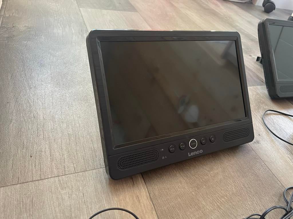 Lenco DVP-1045 Draagbare DVD-speler met 2 schermen, Audio, Tv en Foto, Dvd-spelers, Gebruikt, Dvd-speler, Overige merken, Draagbaar