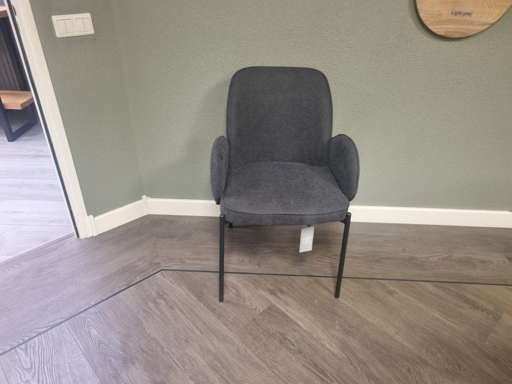 Luxe Cantilever Stoel - Nieuwstaat - Showroommodel - Grijs, Niet ingevuld, Kunststof, Niet ingevuld, Nieuw