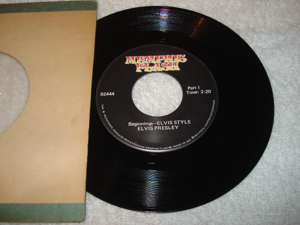 Elvis Presley    Bootleg   Memphis Flash   USA    Orgineel, Cd's en Dvd's, Vinyl Singles, Zo goed als nieuw, Pop, Ophalen of Verzenden
