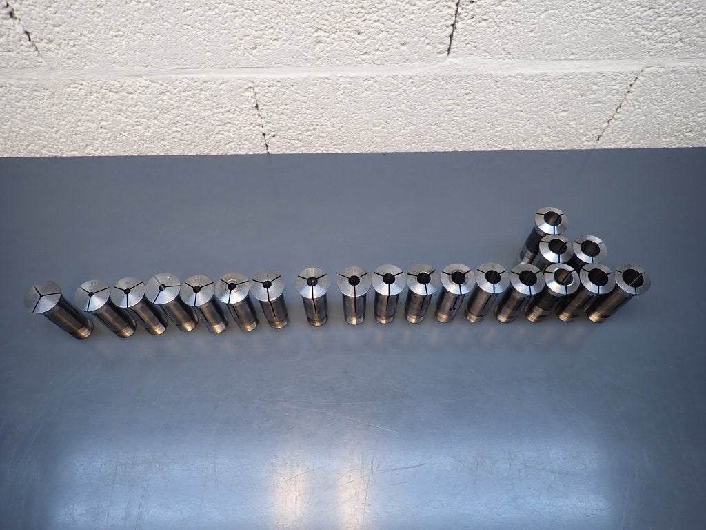Spantangen B25 / 363E / Din 6341 , Collets , Collet set 20x, Niet ingevuld, Gebruikt, Niet ingevuld, Ophalen of Verzenden