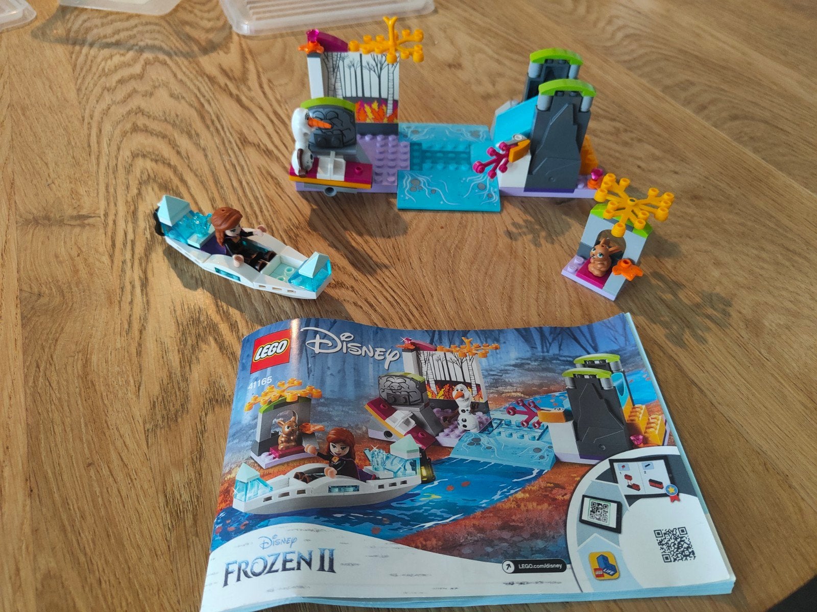 LEGO Disney Frozen II Anna's Kanotocht 41165, Ophalen of Verzenden, Zo goed als nieuw