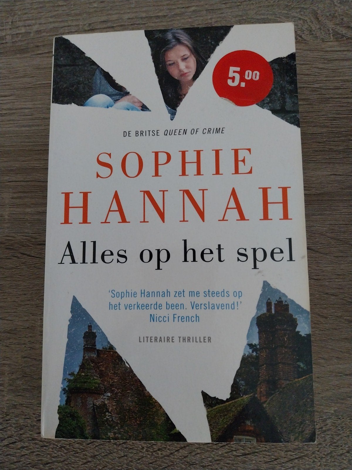Sophie Hannah - Alles op het spel, Ophalen of Verzenden, Zo goed als nieuw