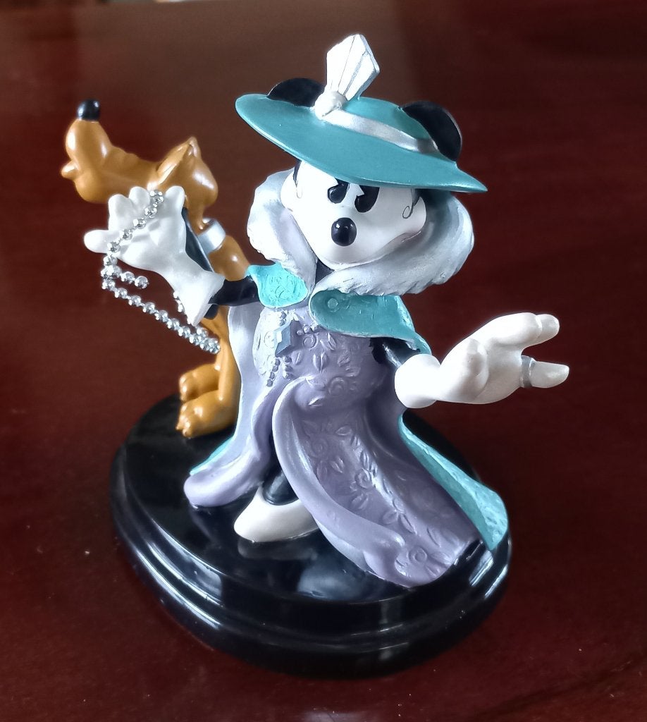 Enesco Minnie Mouse en Pluto Beeldje, Ophalen of Verzenden, Nieuw, Overige typen