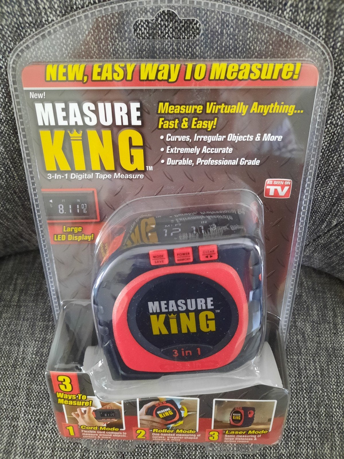 Measure King 3-in-1 Digitale Meetlint - Nieuw in verpakking, Ophalen of Verzenden, Nieuw