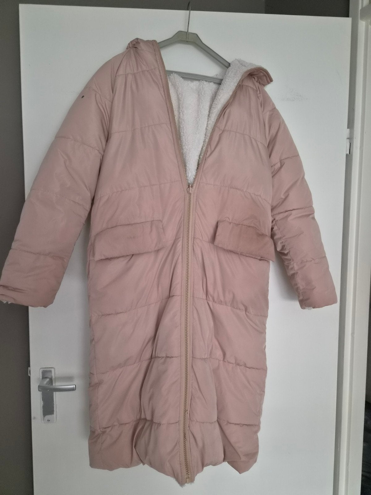 Warme Pufferjas, Kleding | Dames, Jassen | Winter, Maat 38/40 (M), Style woerden, Beige, Ophalen of Verzenden