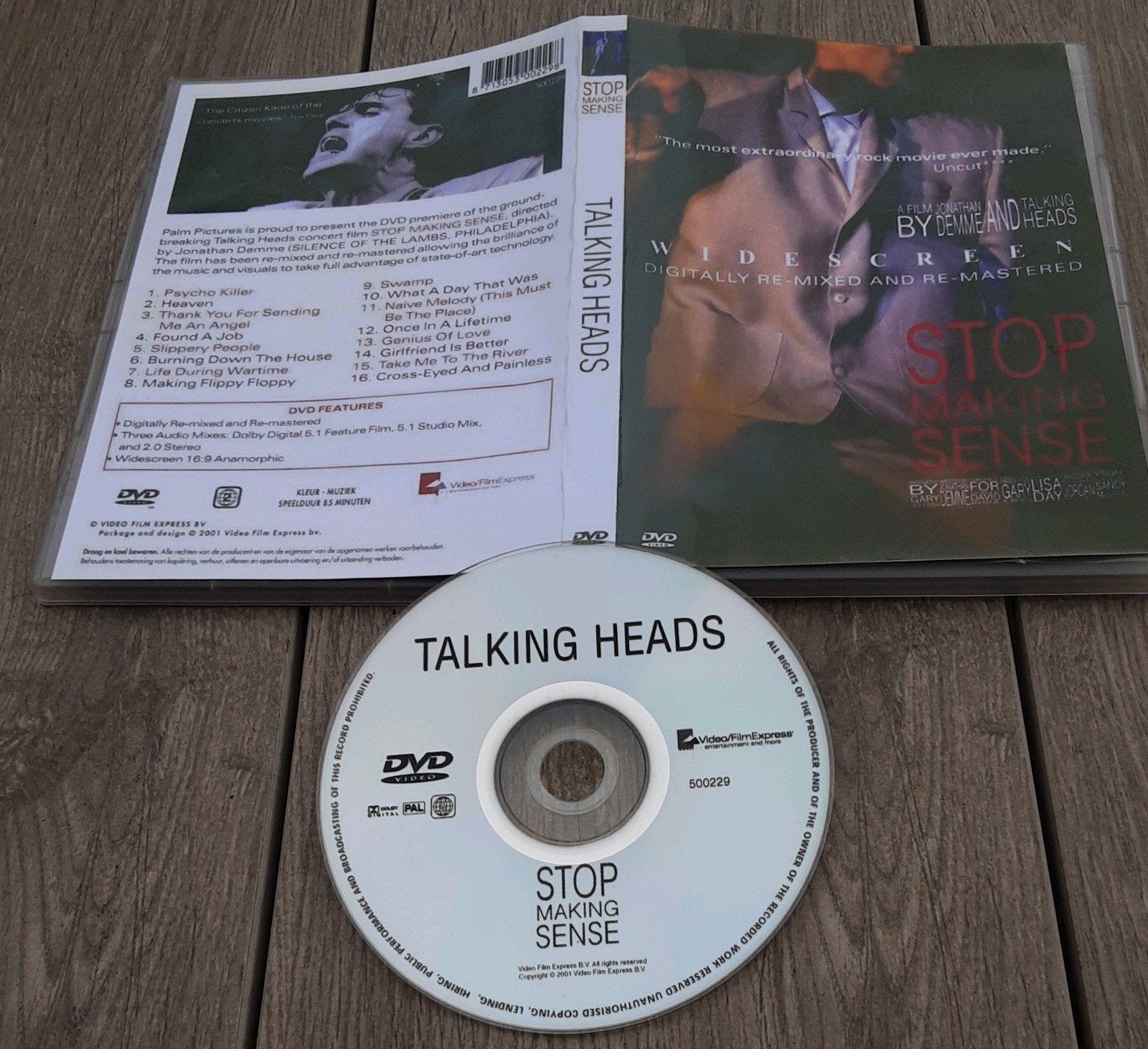 Talking Heads - Stop Making Sense (DVD 5.1 surround sound), Alle leeftijden, Breedbeeld, Ophalen of Verzenden, Concert