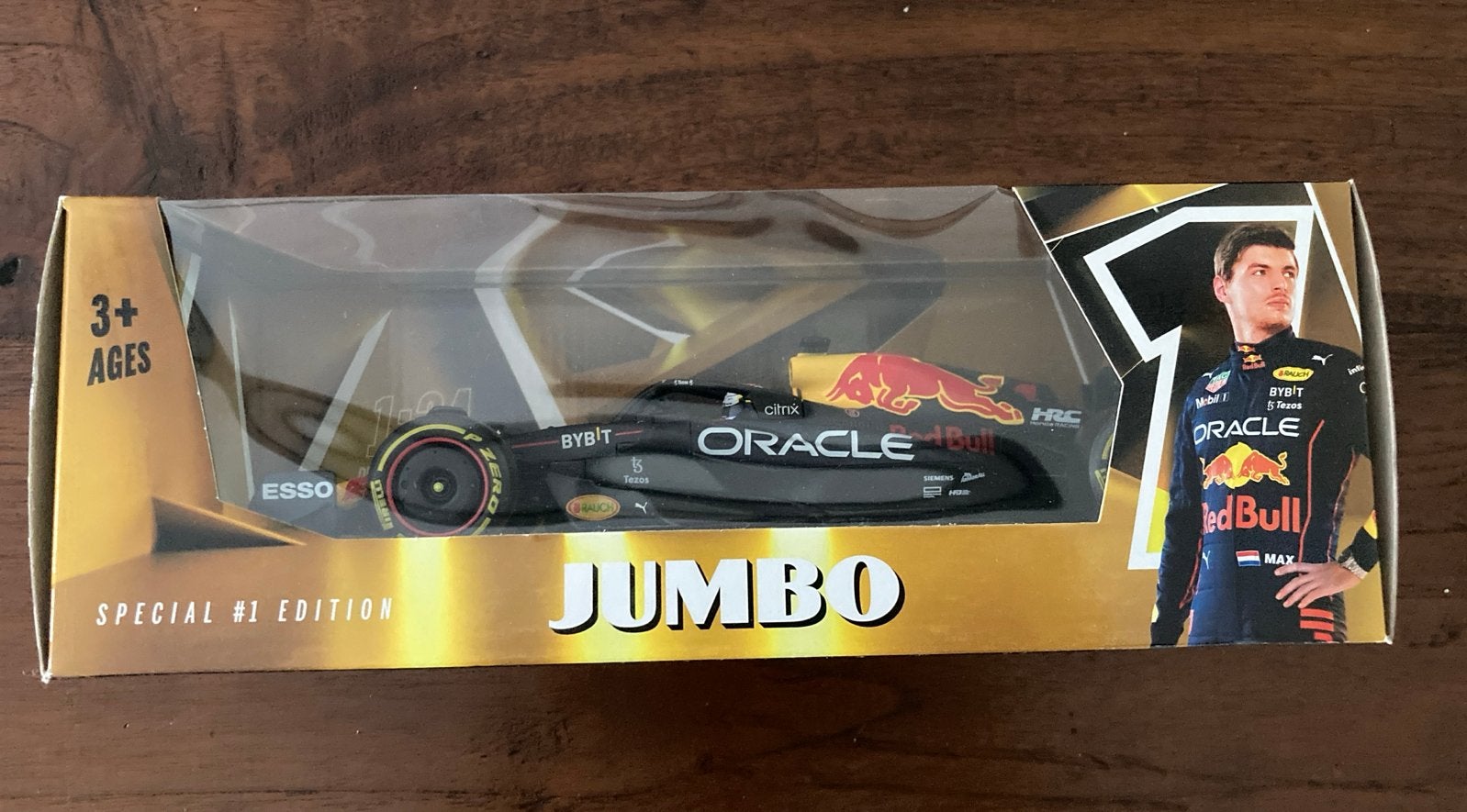 Jumbo Max Verstappen RB18 2022 Schaalmodel 1:24, Ophalen of Verzenden, Nieuw, Auto, Bburago