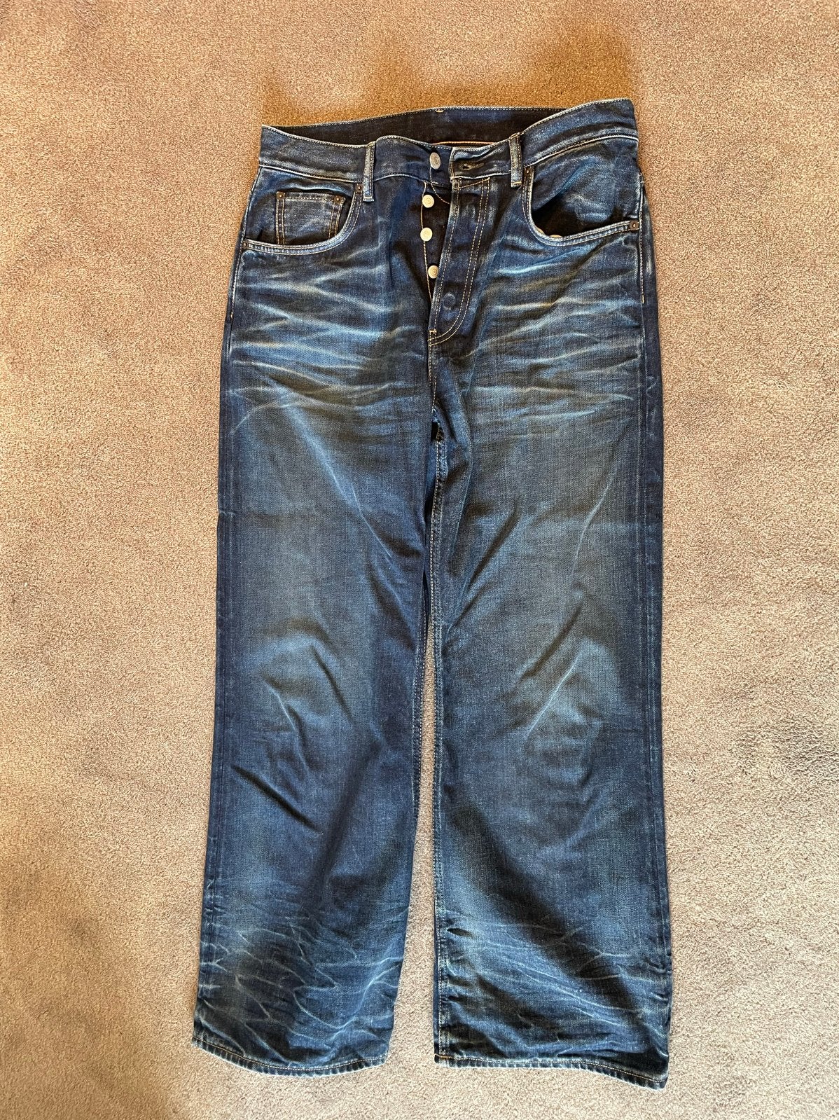 Acne Studios Jeans - Maat W30 L32, Ophalen of Verzenden, Gedragen, Blauw, W32 (confectie 46) of kleiner