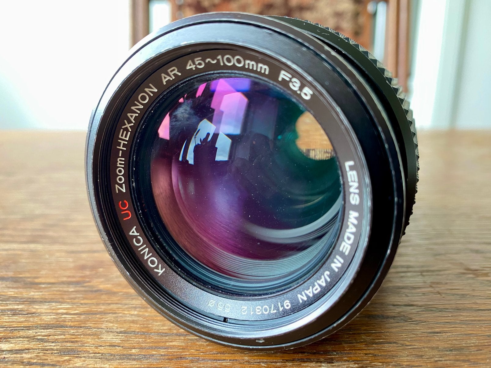 Konica UC Zoom Hexanon AR 45~100mm f/3.5 professional lens, Ophalen of Verzenden, Zo goed als nieuw, Telelens, Zoom