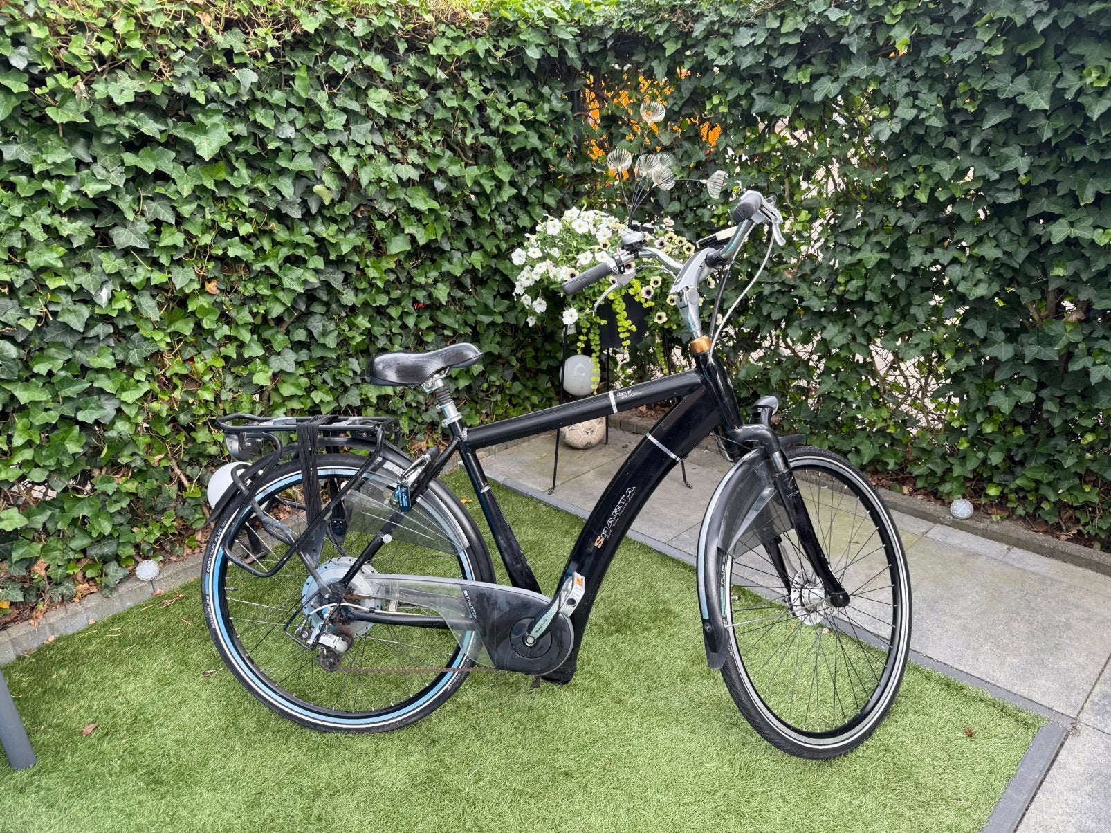 elektrische dames en heren fiets, Ophalen, Gebruikt, Sparta