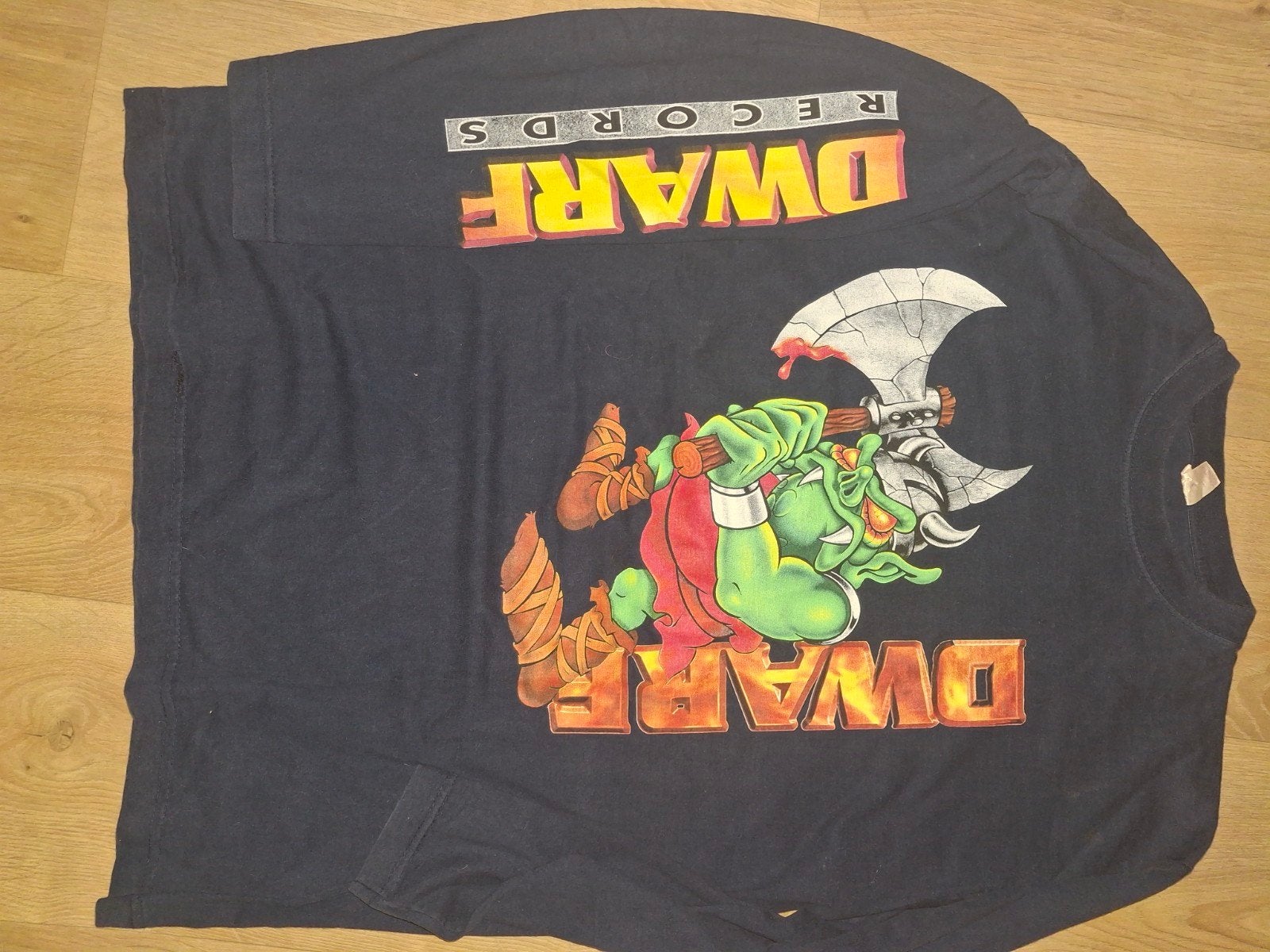 Dwarf Records Long sleeve "96 Maat: L, Ophalen of Verzenden, Nieuw, Maat 52/54 (L), Zwart