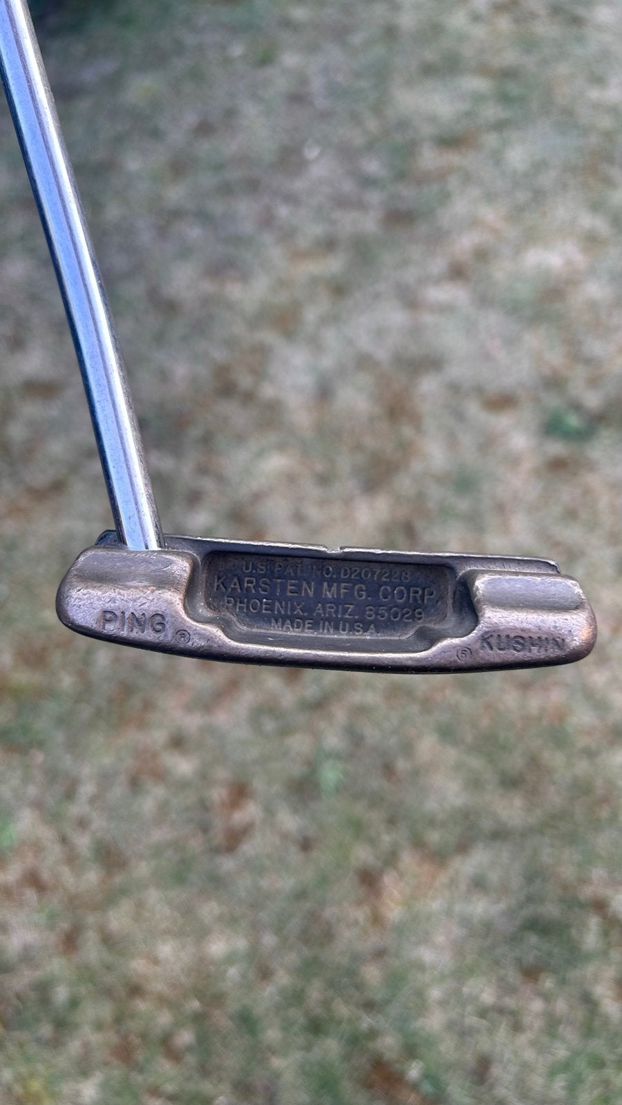Vintage Ping Kushin GolfPutter - Golf Pride Grip, Ophalen, Gebruikt, Club, Ping