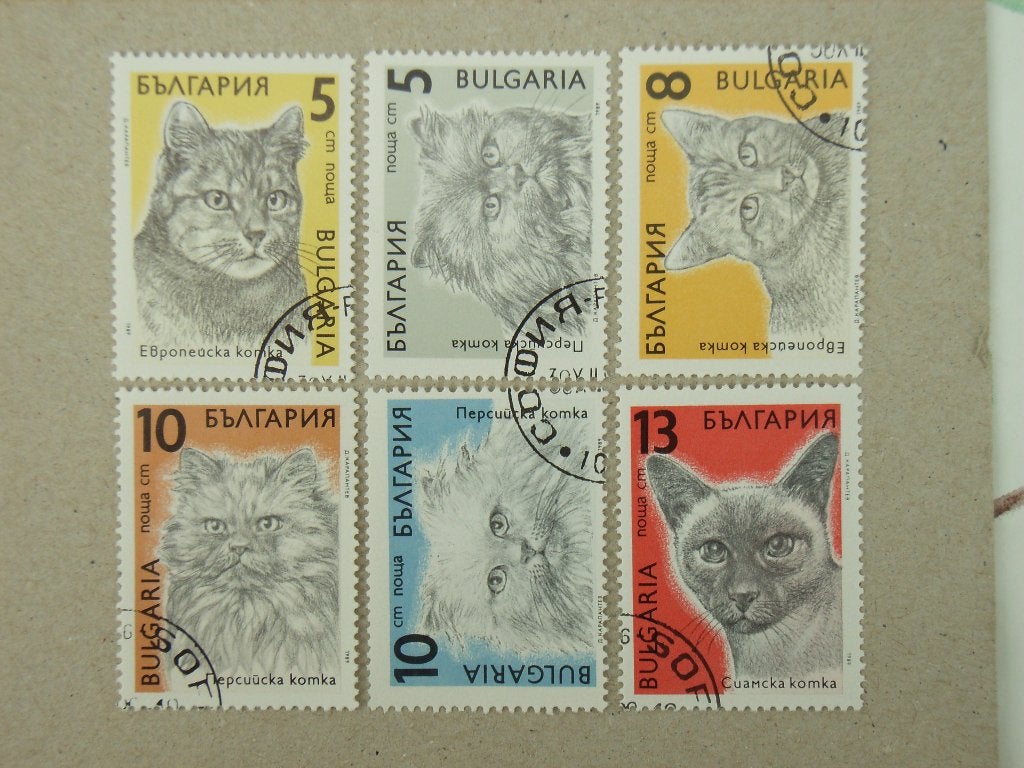 BK  Bulgarije 3808-3813, Ophalen of Verzenden, Gestempeld, Dier of Natuur