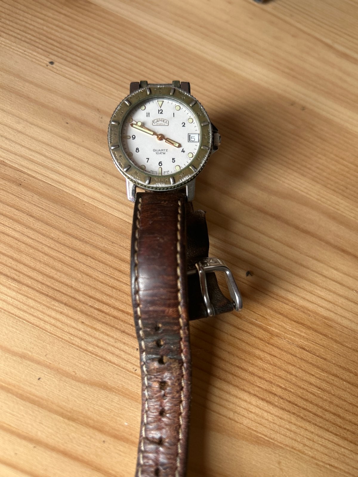Camel Trophy horloge, vintage polshorloge, Staal, Polshorloge, Ophalen, Overige merken