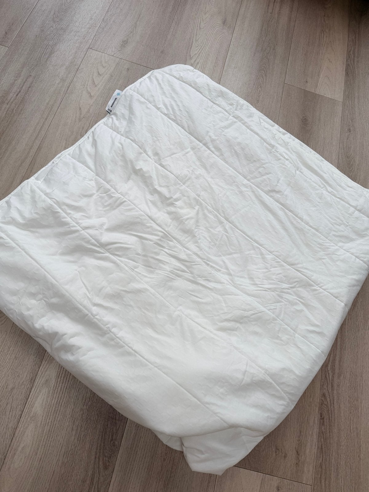 IKEA ROSENVIAL Matrasbeschermer 170x180, Wit, Overige typen, Tweepersoons, Ophalen of Verzenden