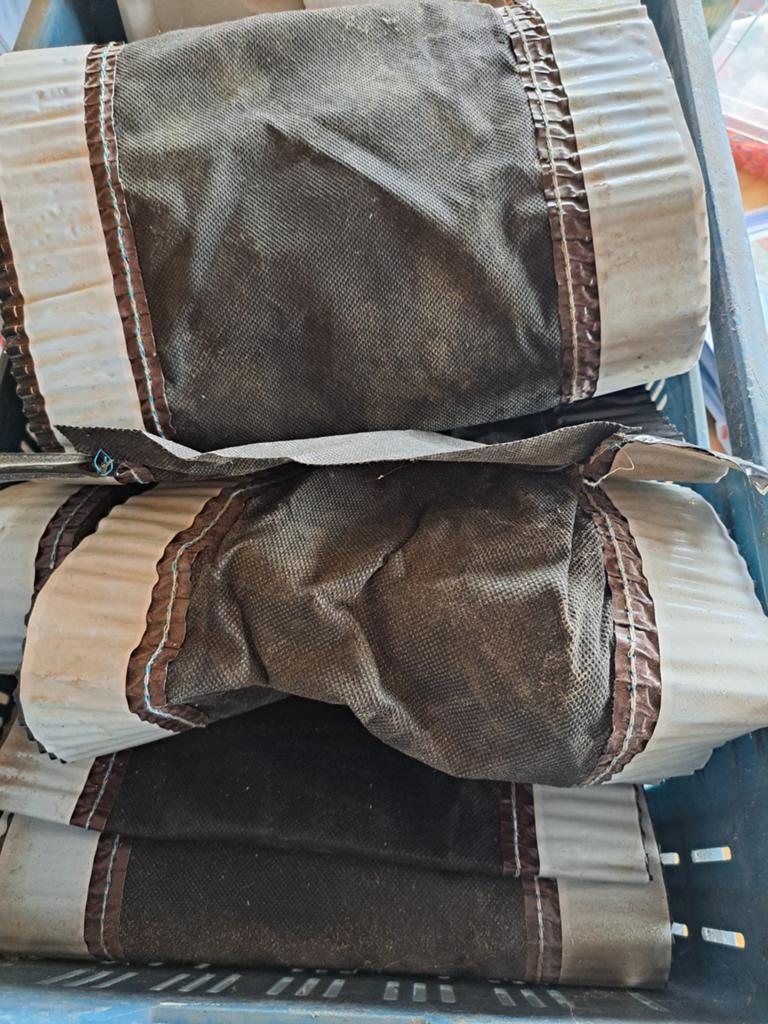 4 rollen ondervorst / ruiterrol, Overige materialen, Zwart, Nieuw, Ophalen of Verzenden