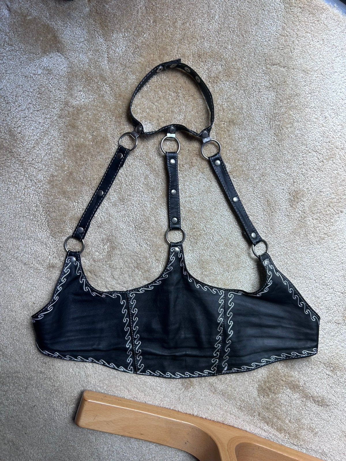 Leer tuigje mt XL Nieuw zwart sexy, Ophalen of Verzenden, Zwart, Overige typen