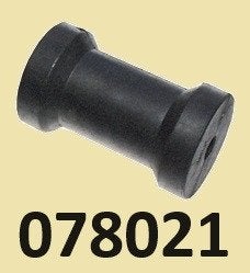 078021 Rubber kielrol 102 mm x Ø 10 mm. € 7,95, Ophalen of Verzenden, Nieuw, Overige typen