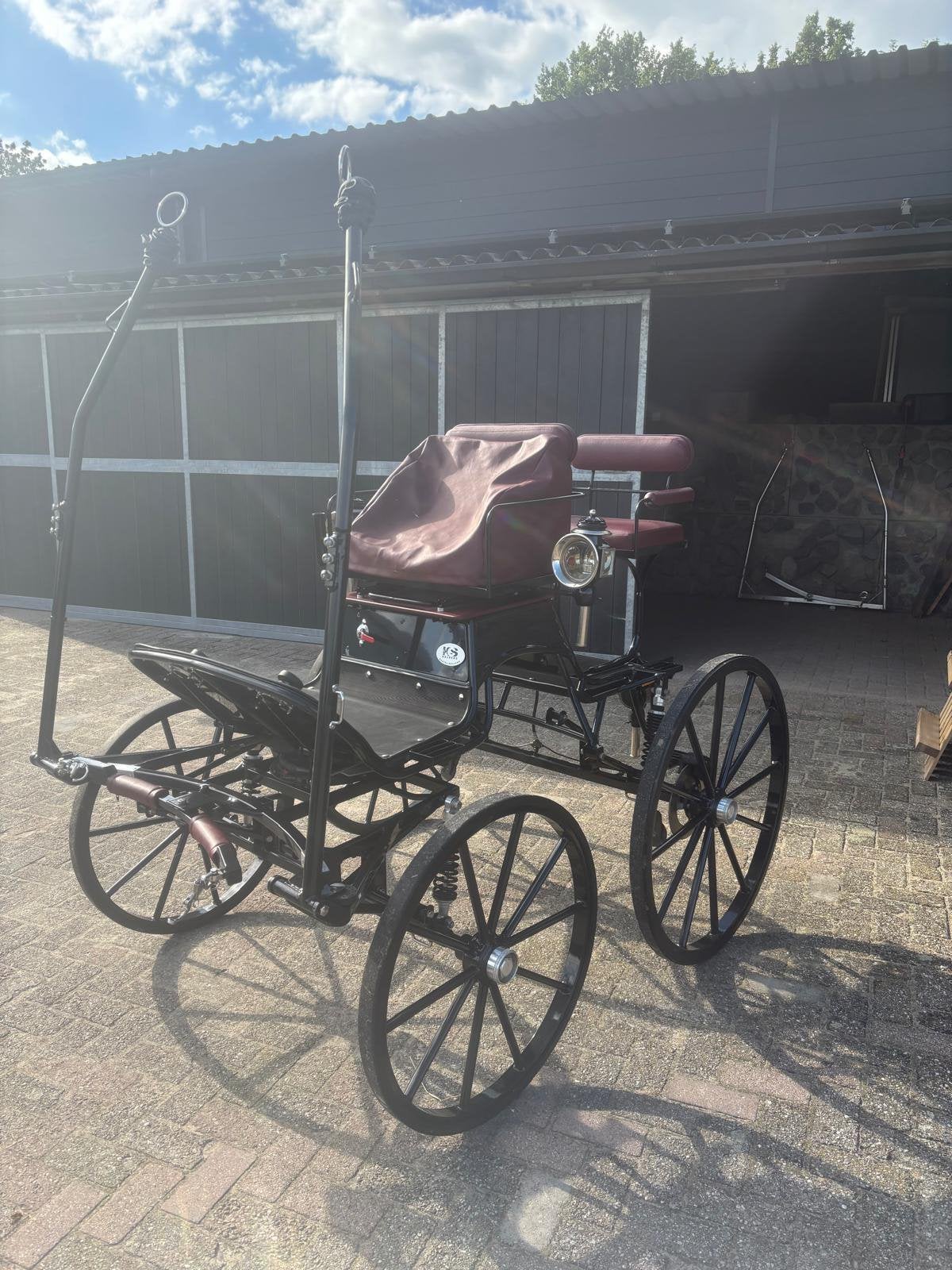 Presentatie koets pony, Dieren en Toebehoren, Zo goed als nieuw, Pony
