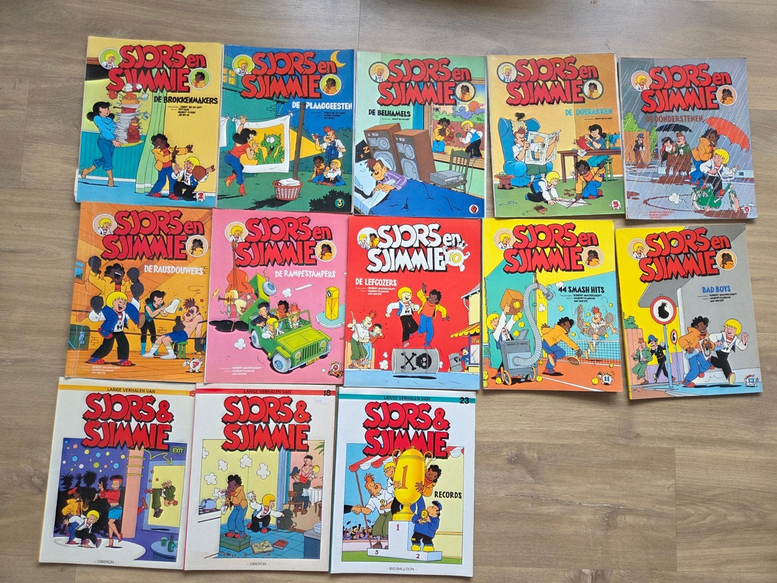 Sjors en Sjimmie stripboeken - 13 delen, Boeken, Ophalen