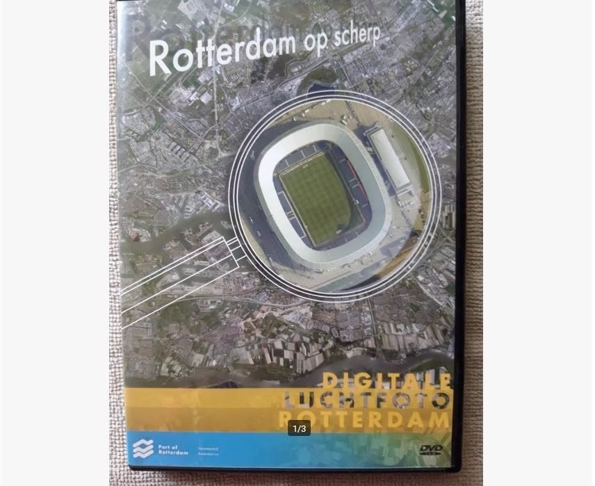 -50%! DVD Rotterdam op Scherp Digitale Luchtfoto Rotterdam, Alle leeftijden, Verzenden, Nieuw in verpakking