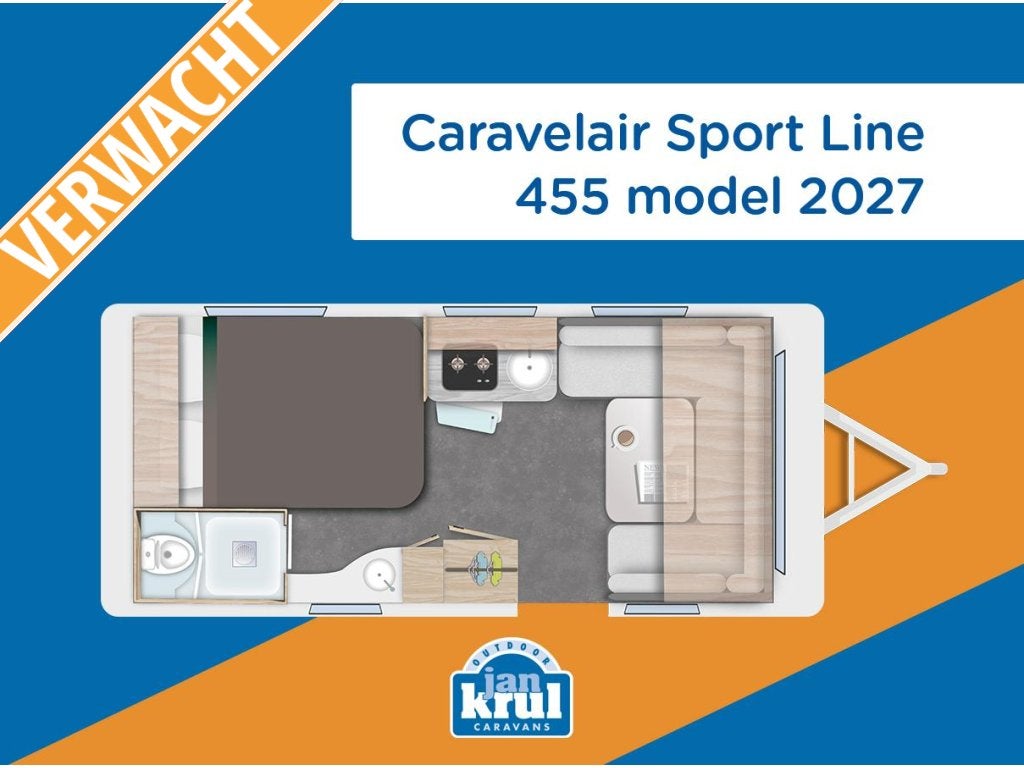Caravelair Sport Line 455 2027 serie, Rondzit, Schokbreker, Bedrijf, Overige typen