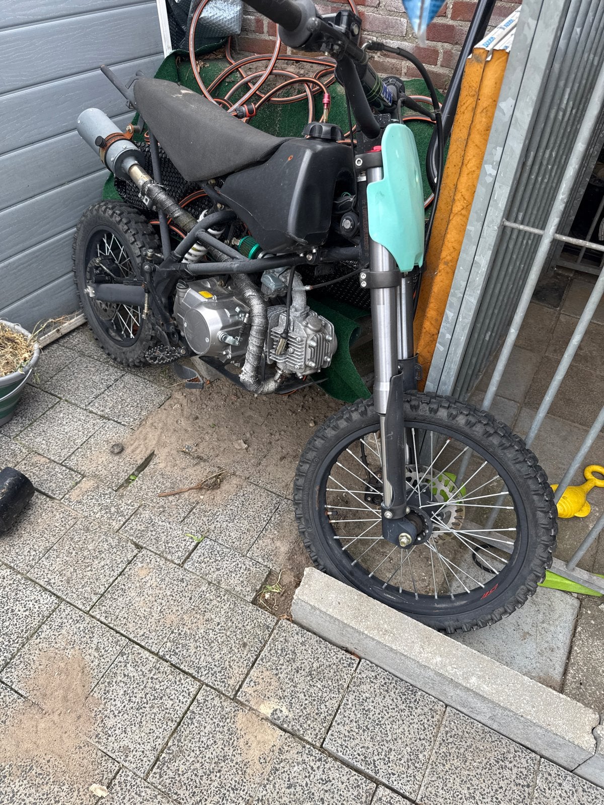 Loop Redelijk Pitbike/Dirtbike, Ophalen, Gebruikt, Schijfrem, Pitbike